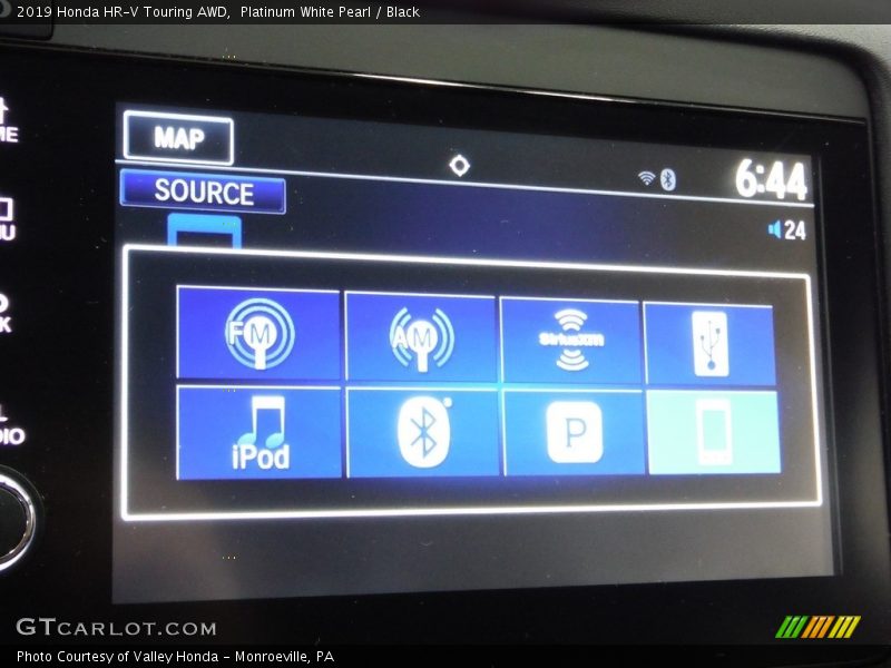 Platinum White Pearl / Black 2019 Honda HR-V Touring AWD