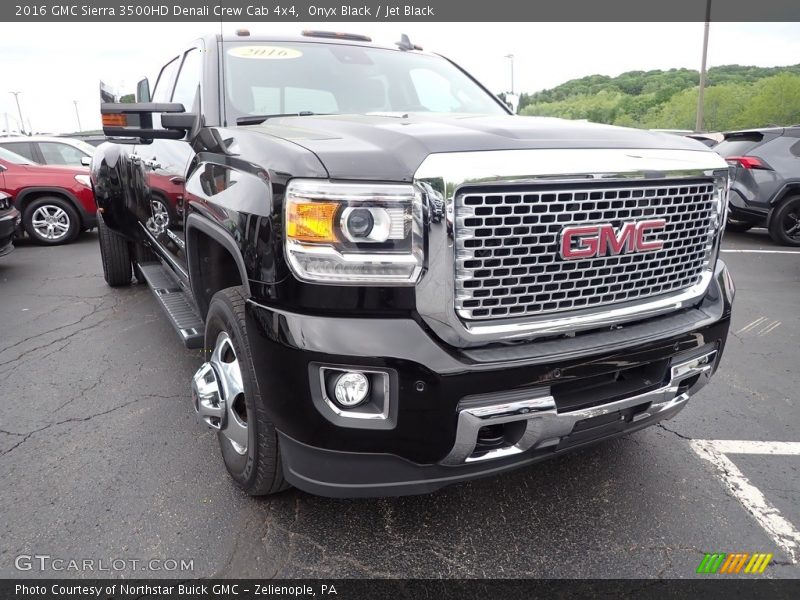 Onyx Black / Jet Black 2016 GMC Sierra 3500HD Denali Crew Cab 4x4