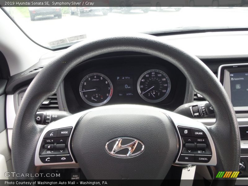 Symphony Silver / Gray 2019 Hyundai Sonata SE