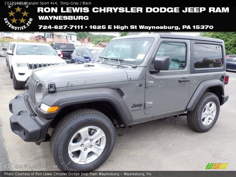 Sting-Gray / Black 2022 Jeep Wrangler Sport 4x4