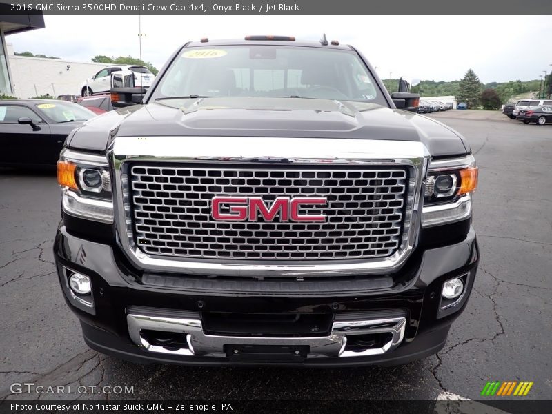 Onyx Black / Jet Black 2016 GMC Sierra 3500HD Denali Crew Cab 4x4