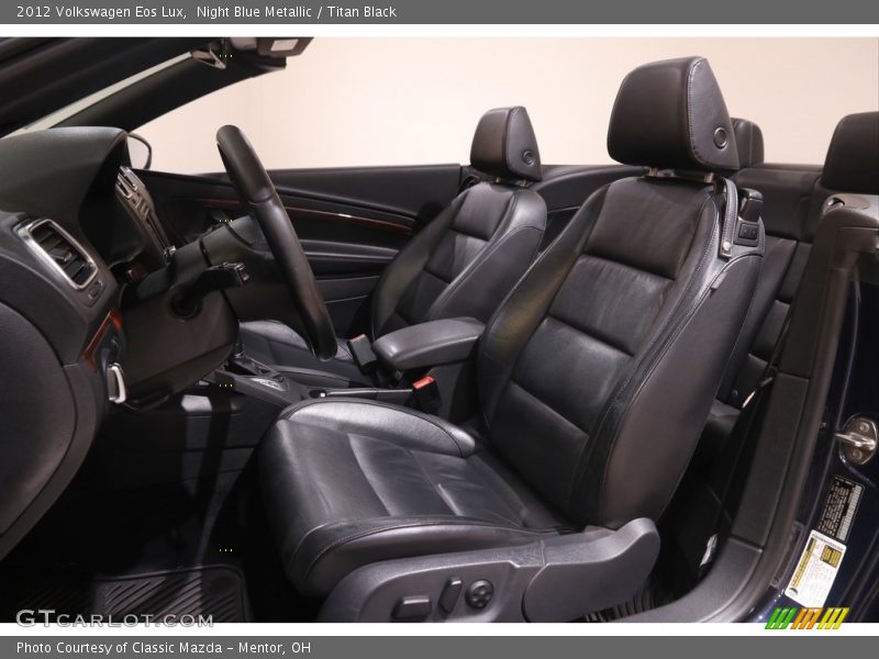 Night Blue Metallic / Titan Black 2012 Volkswagen Eos Lux