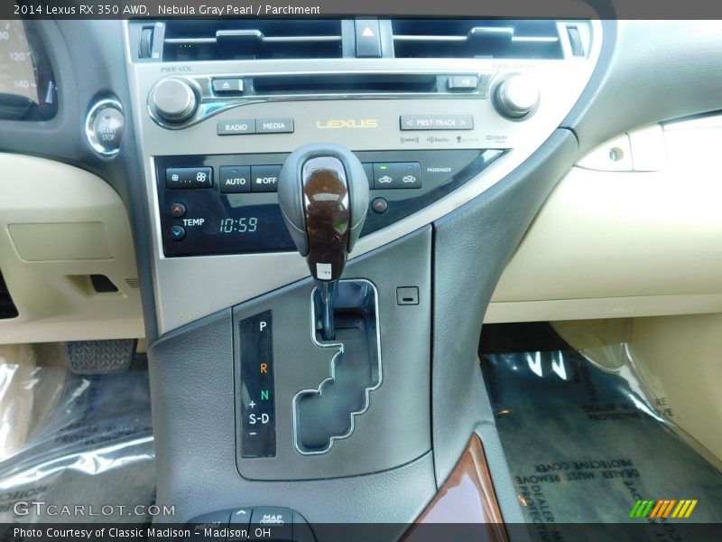 Nebula Gray Pearl / Parchment 2014 Lexus RX 350 AWD