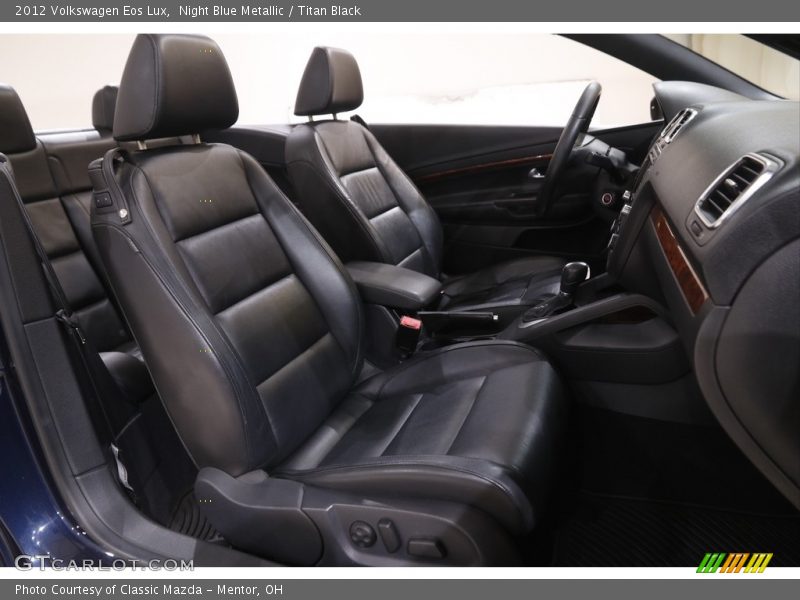 Night Blue Metallic / Titan Black 2012 Volkswagen Eos Lux