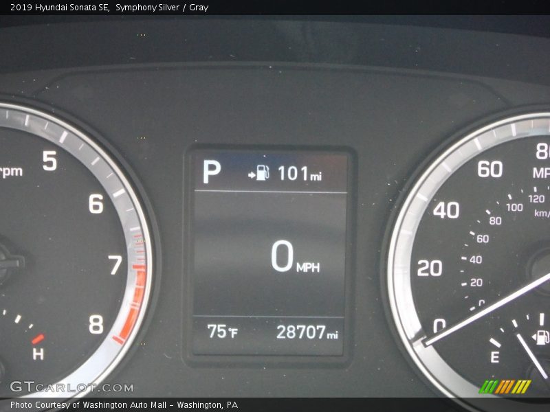 Symphony Silver / Gray 2019 Hyundai Sonata SE