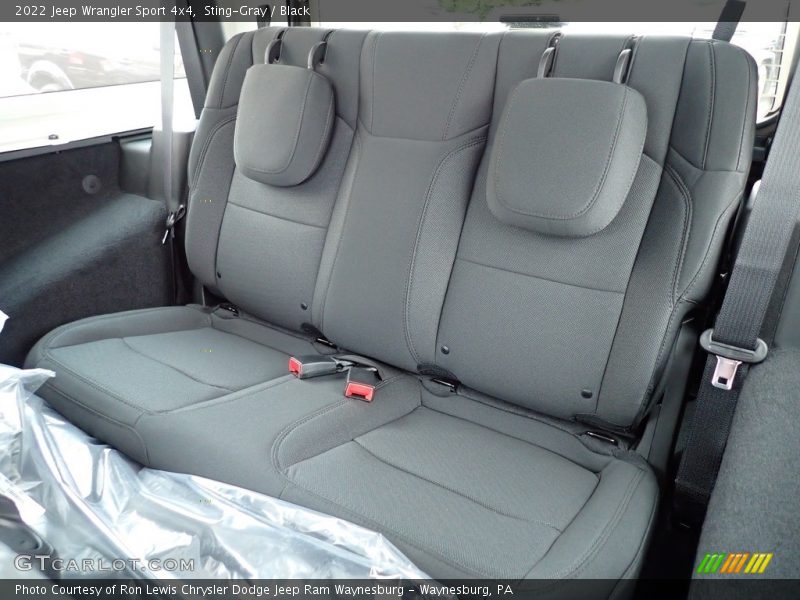 Rear Seat of 2022 Wrangler Sport 4x4