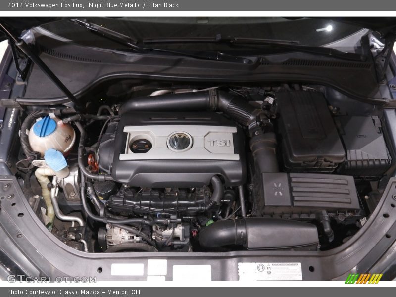 Night Blue Metallic / Titan Black 2012 Volkswagen Eos Lux