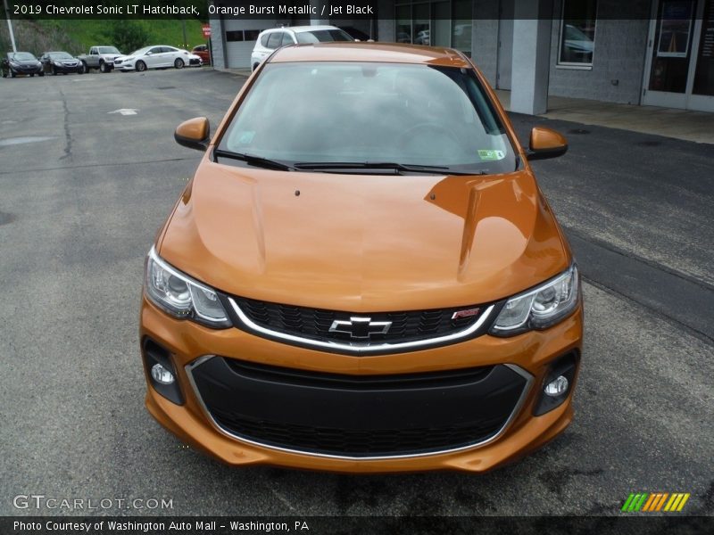 Orange Burst Metallic / Jet Black 2019 Chevrolet Sonic LT Hatchback