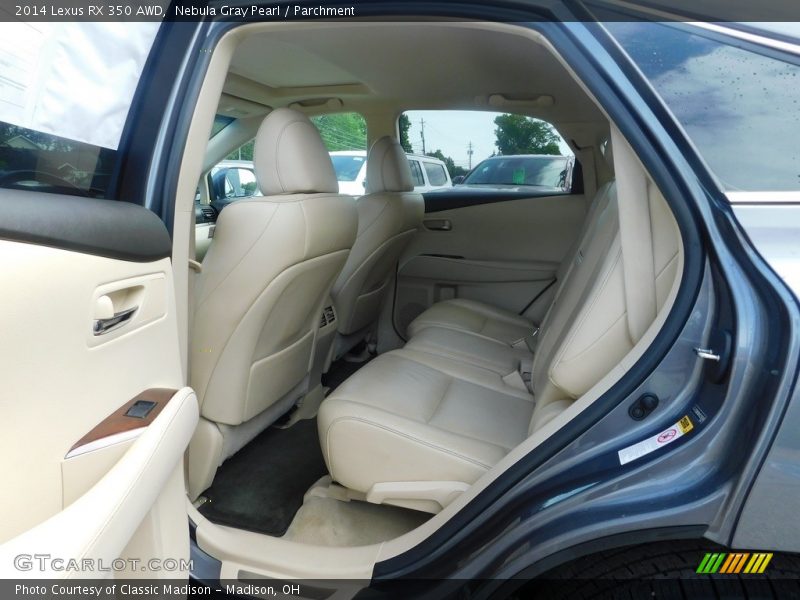 Nebula Gray Pearl / Parchment 2014 Lexus RX 350 AWD