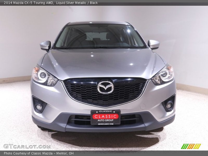 Liquid Silver Metallic / Black 2014 Mazda CX-5 Touring AWD