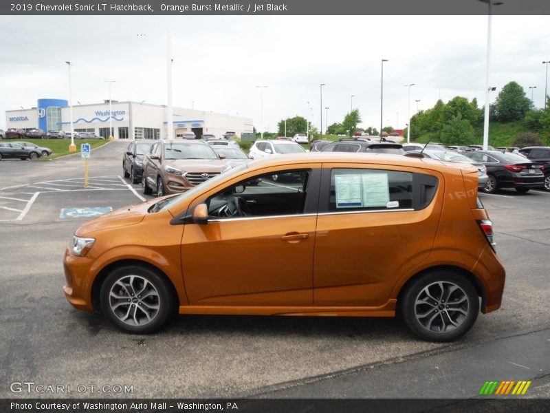  2019 Sonic LT Hatchback Orange Burst Metallic