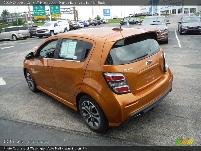 Orange Burst Metallic / Jet Black 2019 Chevrolet Sonic LT Hatchback