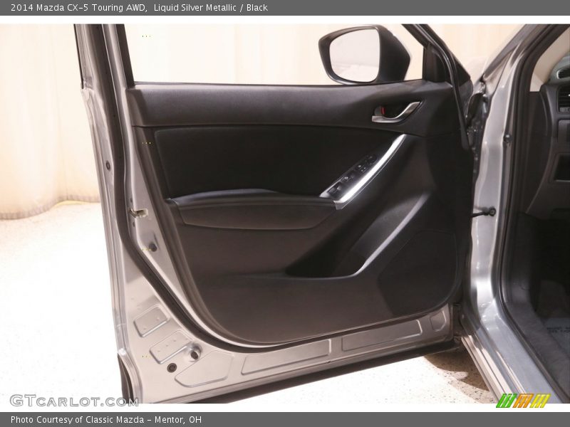 Liquid Silver Metallic / Black 2014 Mazda CX-5 Touring AWD