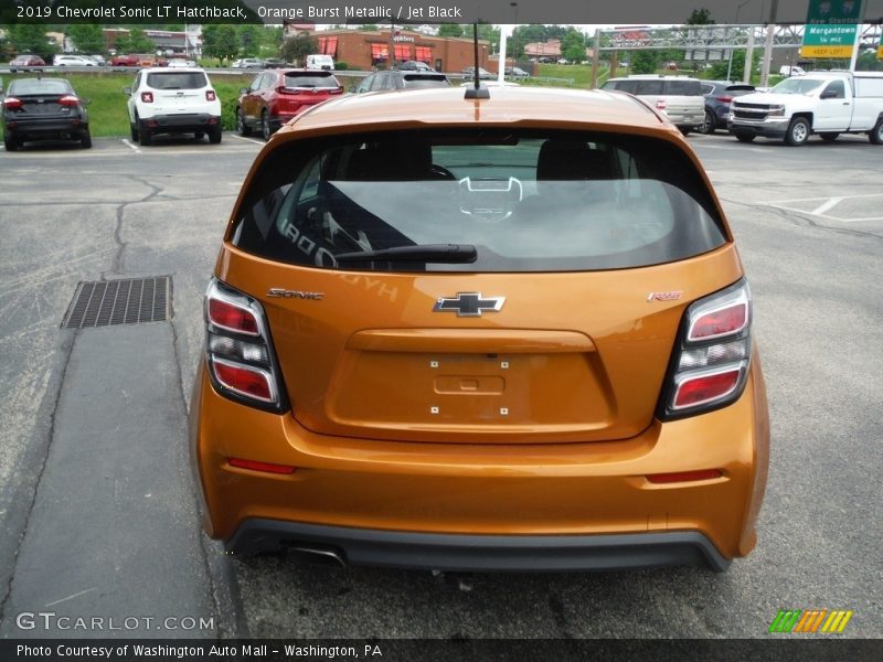 Orange Burst Metallic / Jet Black 2019 Chevrolet Sonic LT Hatchback