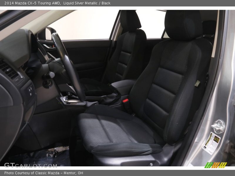 Liquid Silver Metallic / Black 2014 Mazda CX-5 Touring AWD
