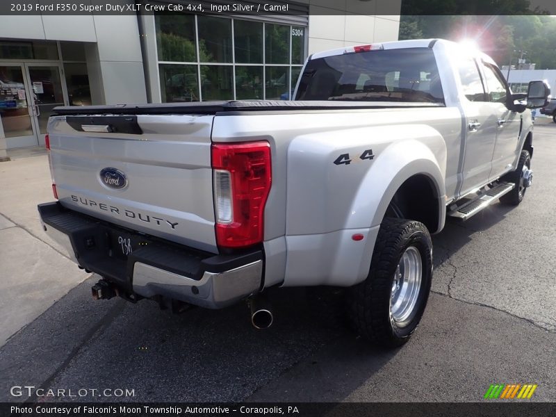 Ingot Silver / Camel 2019 Ford F350 Super Duty XLT Crew Cab 4x4