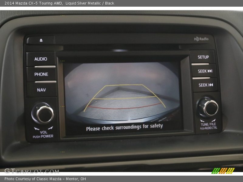 Liquid Silver Metallic / Black 2014 Mazda CX-5 Touring AWD