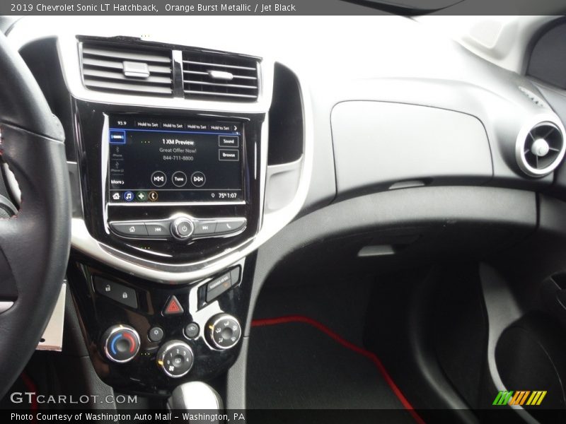 Orange Burst Metallic / Jet Black 2019 Chevrolet Sonic LT Hatchback