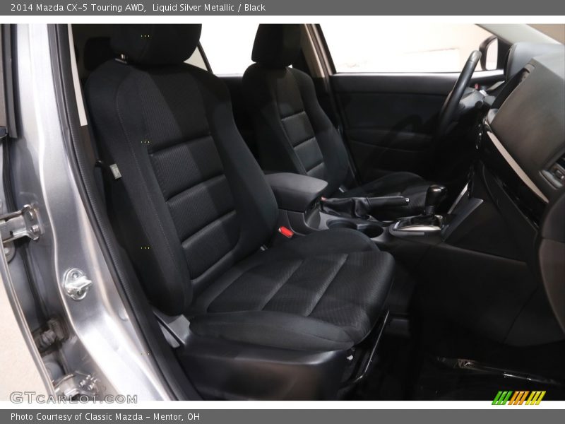 Liquid Silver Metallic / Black 2014 Mazda CX-5 Touring AWD