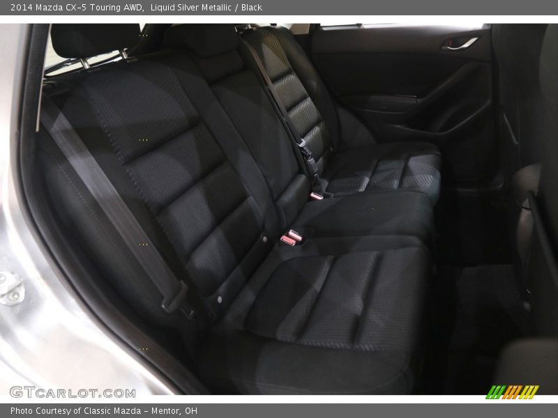 Liquid Silver Metallic / Black 2014 Mazda CX-5 Touring AWD