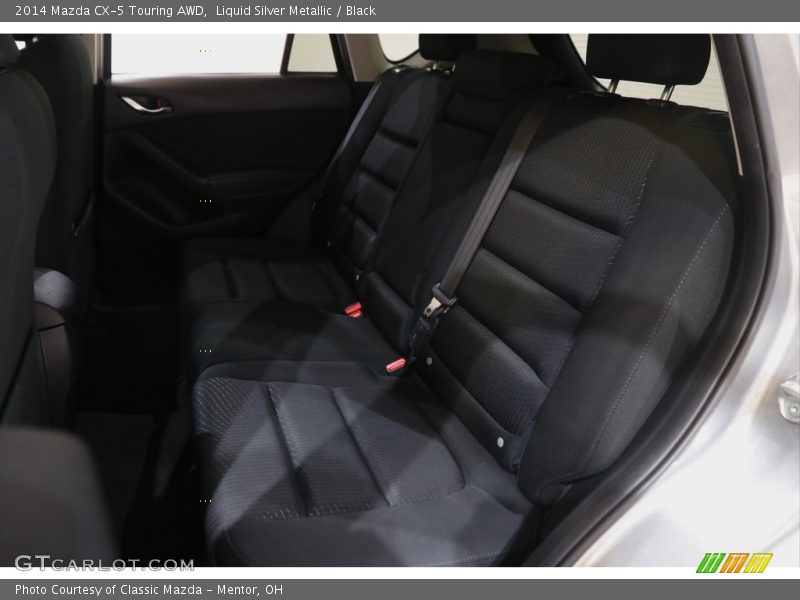 Liquid Silver Metallic / Black 2014 Mazda CX-5 Touring AWD