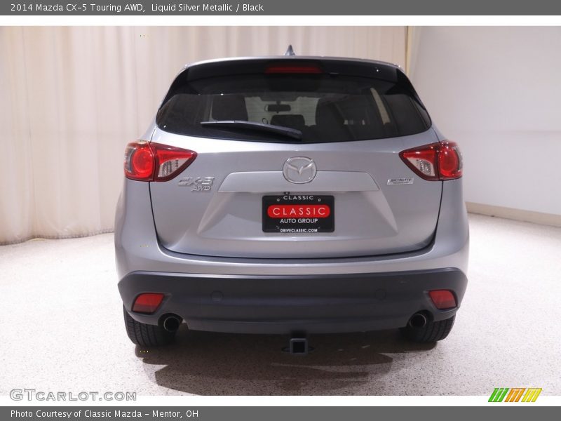 Liquid Silver Metallic / Black 2014 Mazda CX-5 Touring AWD