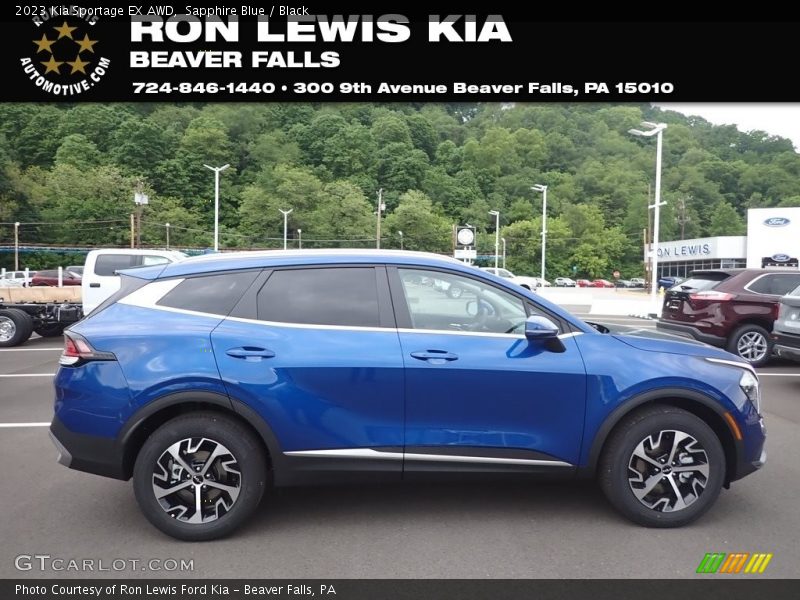 Sapphire Blue / Black 2023 Kia Sportage EX AWD