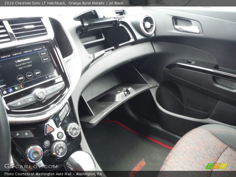 Orange Burst Metallic / Jet Black 2019 Chevrolet Sonic LT Hatchback