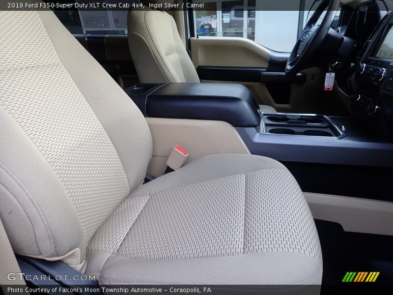 Ingot Silver / Camel 2019 Ford F350 Super Duty XLT Crew Cab 4x4