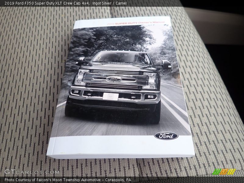 Ingot Silver / Camel 2019 Ford F350 Super Duty XLT Crew Cab 4x4