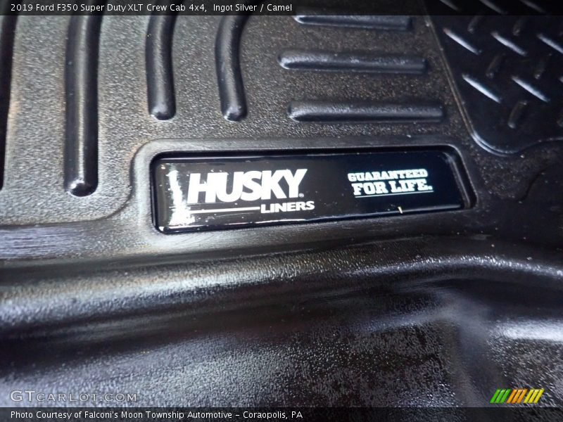 Ingot Silver / Camel 2019 Ford F350 Super Duty XLT Crew Cab 4x4