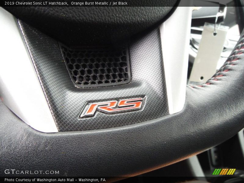 Orange Burst Metallic / Jet Black 2019 Chevrolet Sonic LT Hatchback