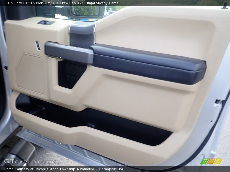 Ingot Silver / Camel 2019 Ford F350 Super Duty XLT Crew Cab 4x4