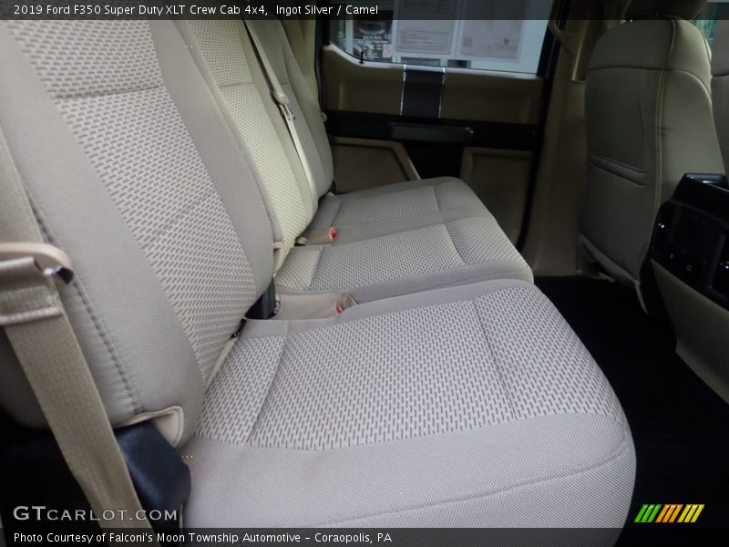 Ingot Silver / Camel 2019 Ford F350 Super Duty XLT Crew Cab 4x4