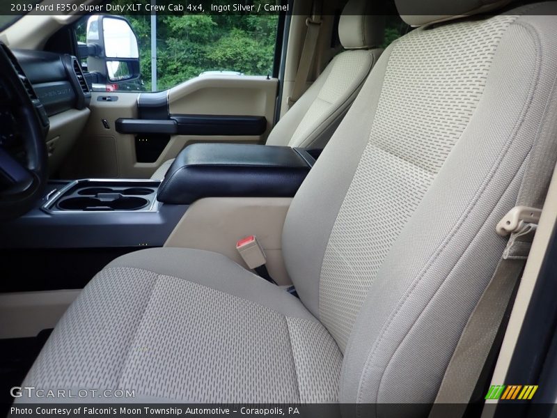 Ingot Silver / Camel 2019 Ford F350 Super Duty XLT Crew Cab 4x4
