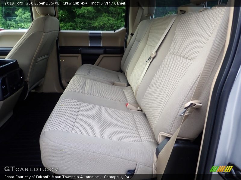 Ingot Silver / Camel 2019 Ford F350 Super Duty XLT Crew Cab 4x4