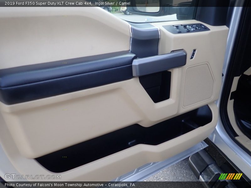 Ingot Silver / Camel 2019 Ford F350 Super Duty XLT Crew Cab 4x4