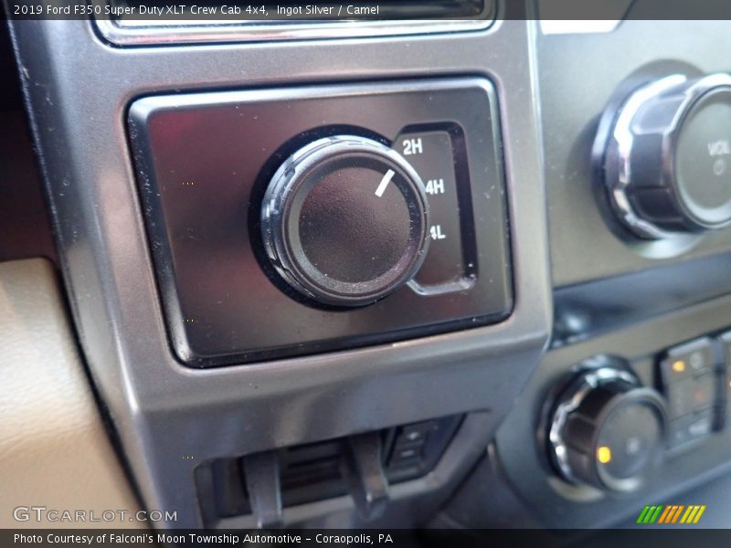 Ingot Silver / Camel 2019 Ford F350 Super Duty XLT Crew Cab 4x4