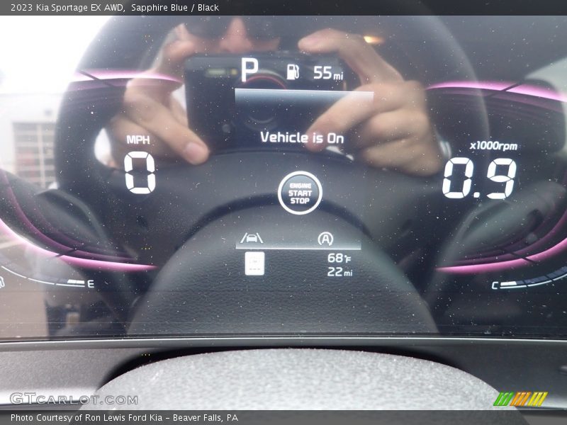 Sapphire Blue / Black 2023 Kia Sportage EX AWD