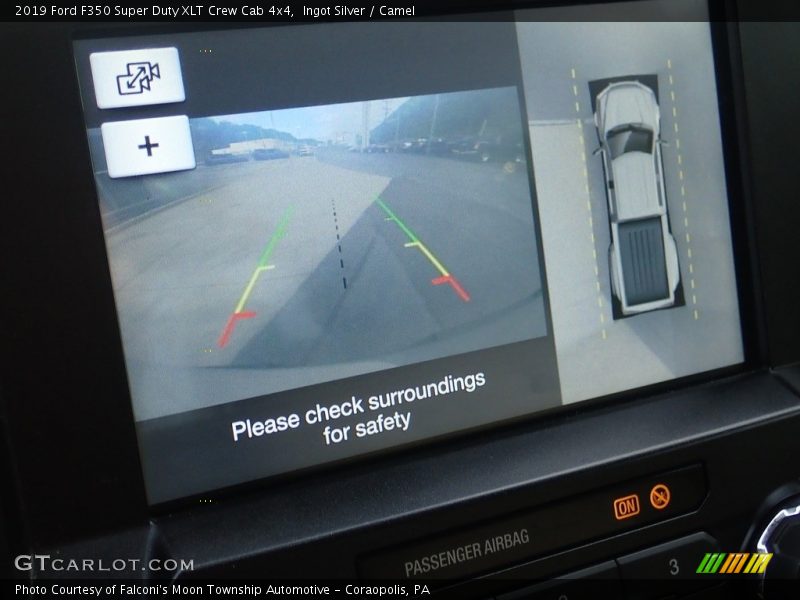Ingot Silver / Camel 2019 Ford F350 Super Duty XLT Crew Cab 4x4