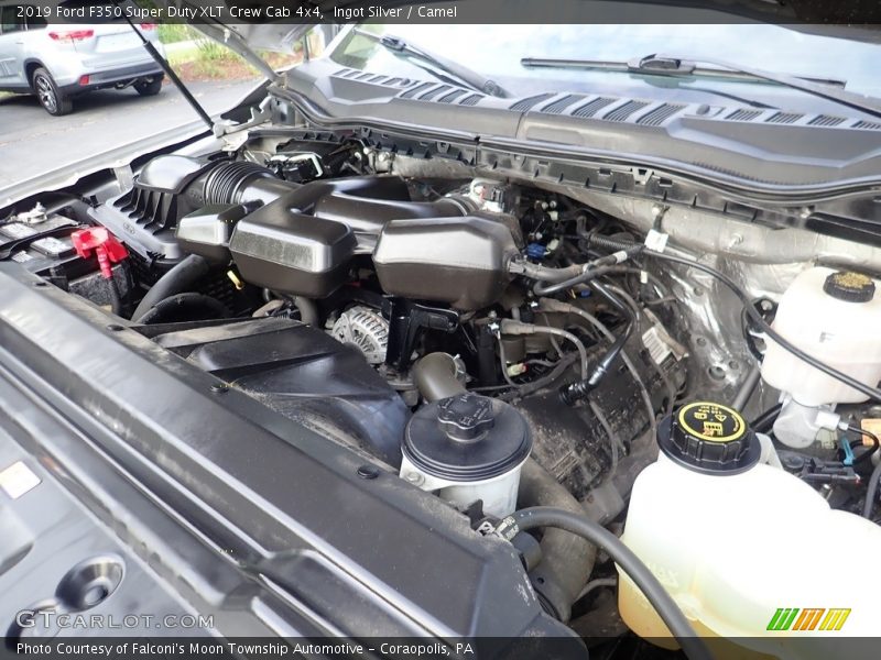 Ingot Silver / Camel 2019 Ford F350 Super Duty XLT Crew Cab 4x4