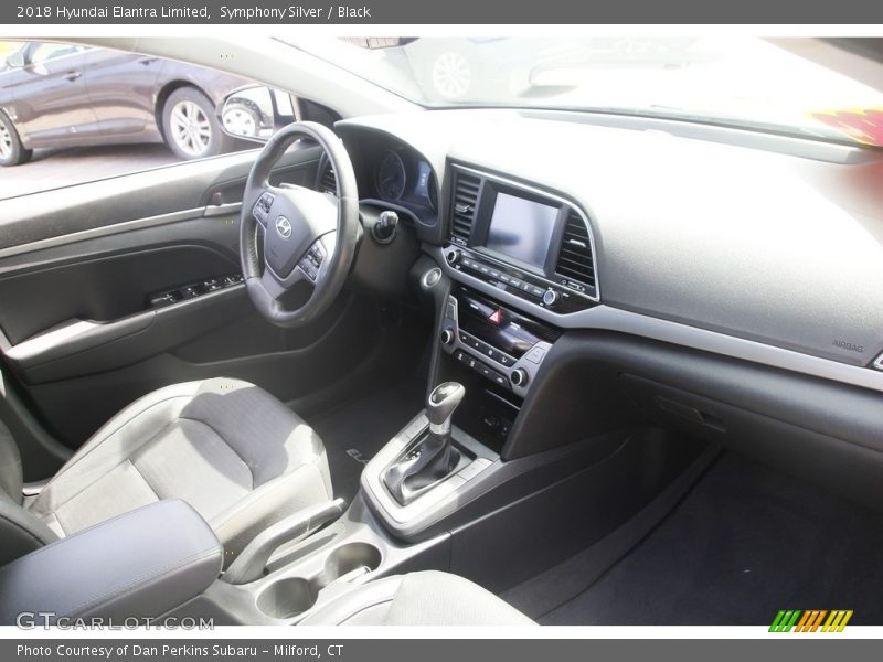 Symphony Silver / Black 2018 Hyundai Elantra Limited