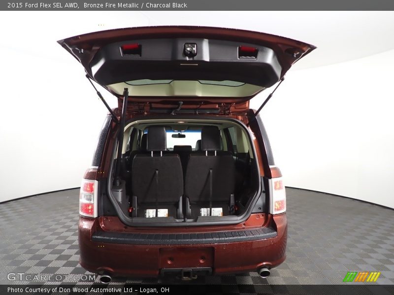 Bronze Fire Metallic / Charcoal Black 2015 Ford Flex SEL AWD