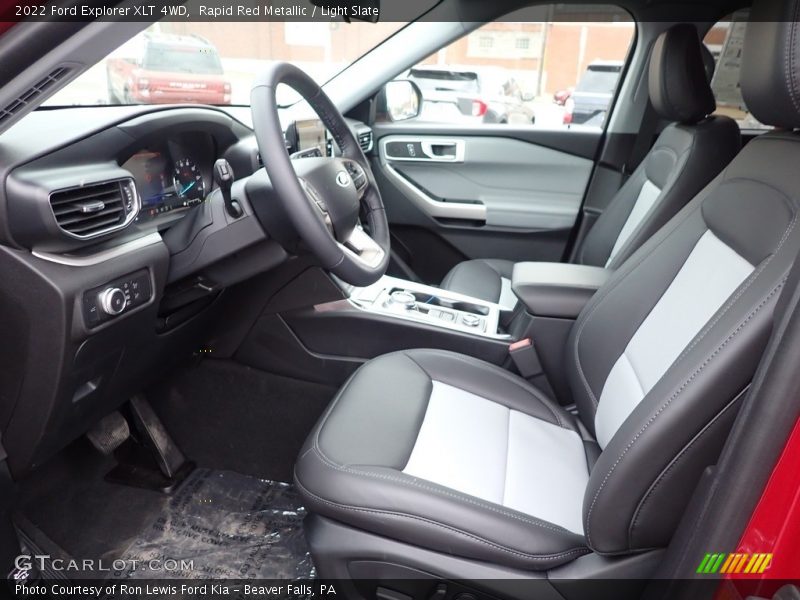  2022 Explorer XLT 4WD Light Slate Interior