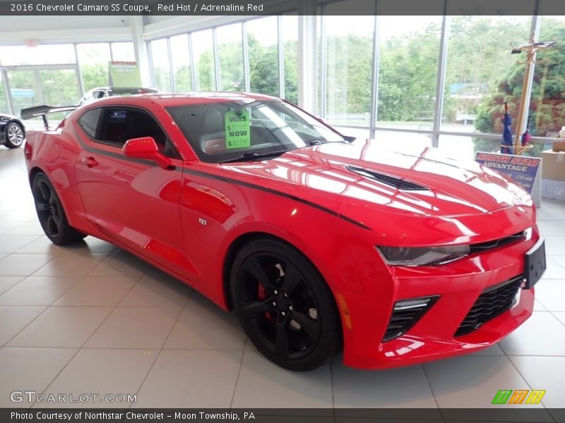 Red Hot / Adrenaline Red 2016 Chevrolet Camaro SS Coupe