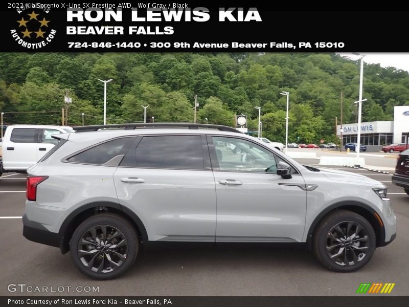 Wolf Gray / Black 2022 Kia Sorento X-Line SX Prestige AWD