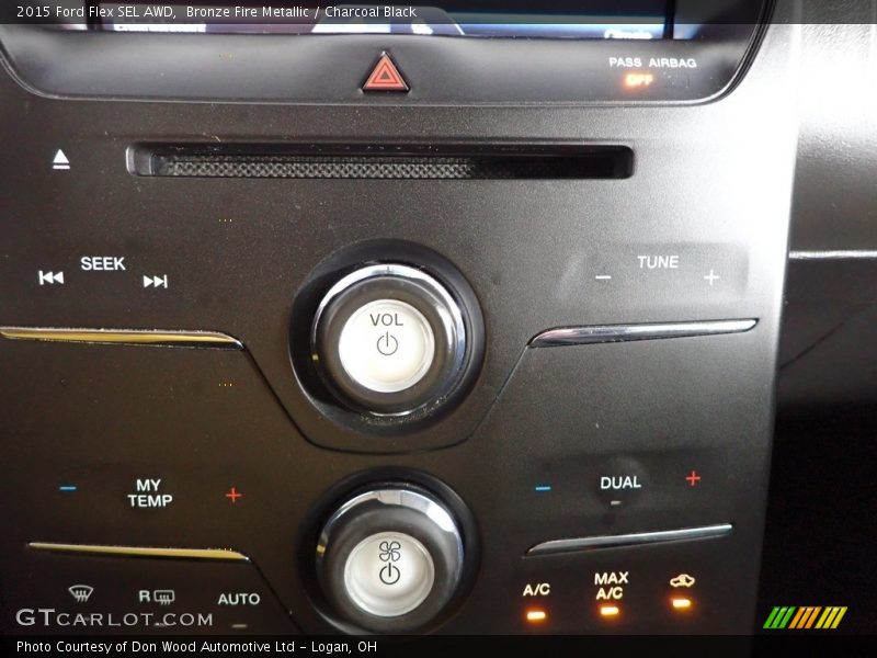 Bronze Fire Metallic / Charcoal Black 2015 Ford Flex SEL AWD