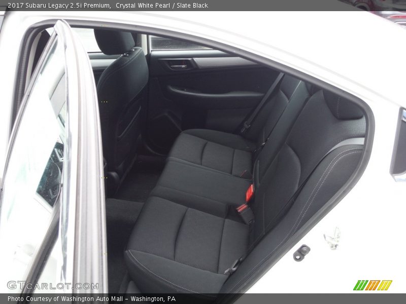 Crystal White Pearl / Slate Black 2017 Subaru Legacy 2.5i Premium