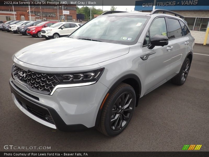 Wolf Gray / Black 2022 Kia Sorento X-Line SX Prestige AWD