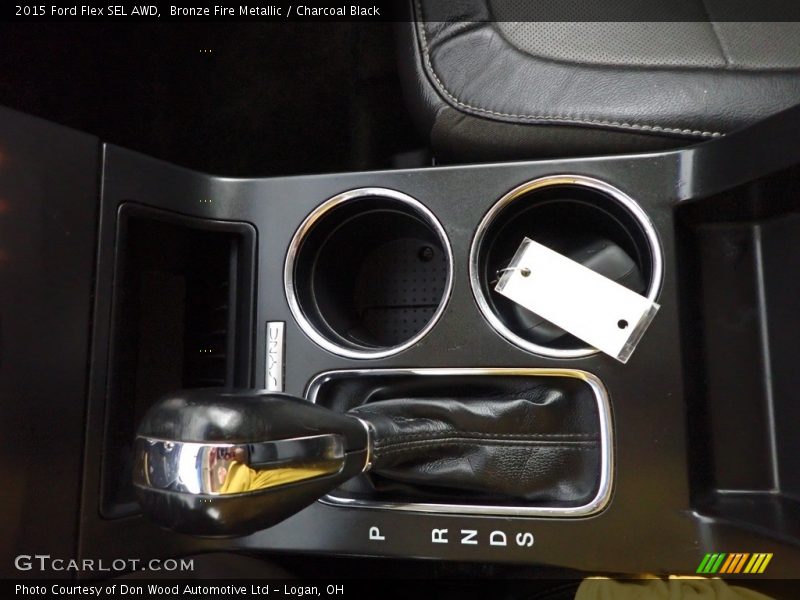 Bronze Fire Metallic / Charcoal Black 2015 Ford Flex SEL AWD